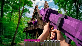 Minecraft VS Real Life MOVIE ⚡️ WITCH HOUSE in Minecraft Real Life POV 創世神第一人稱真人版
