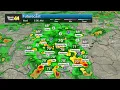 Showers and Storms Expected