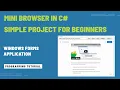 Mini Browser in C and Windows Forms - A Simple Project for Beginners
