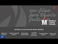 Madison Co Schools Board of Education Meeting - March 10th 2026