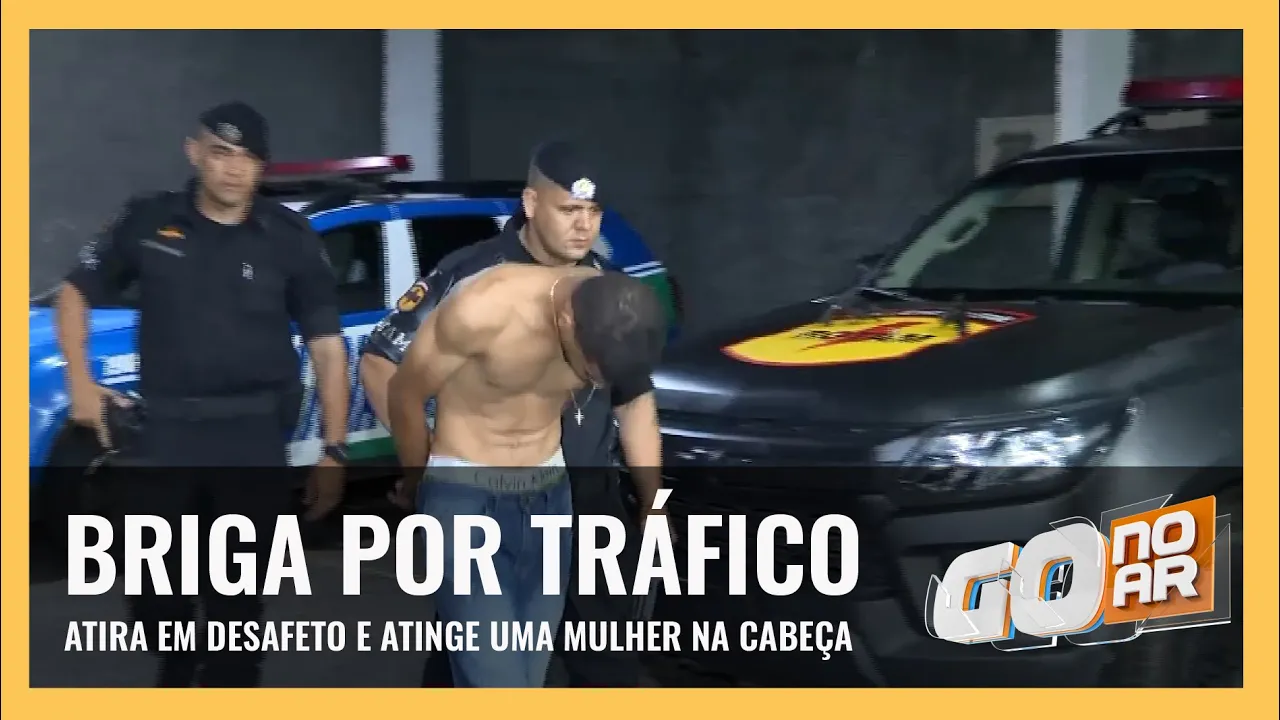 BRIGA POR TRÁFICO: HOMEM ATIRA EM DESAFETO NUMA PRAÇA E ATINGE UMA MULHER NA CABEÇA