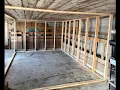 GREENHOUSE BUILD BEGINS MENARDS RUN CLEANUP STUDDING PART 1