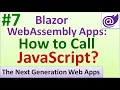 Lec-22 How to Call JavaScript Functions in Blazor WebAssembly Apps -