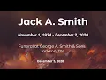 Jack A Smith Funeral December 5 2020 Jackson TN at George A Smith Sons Edited