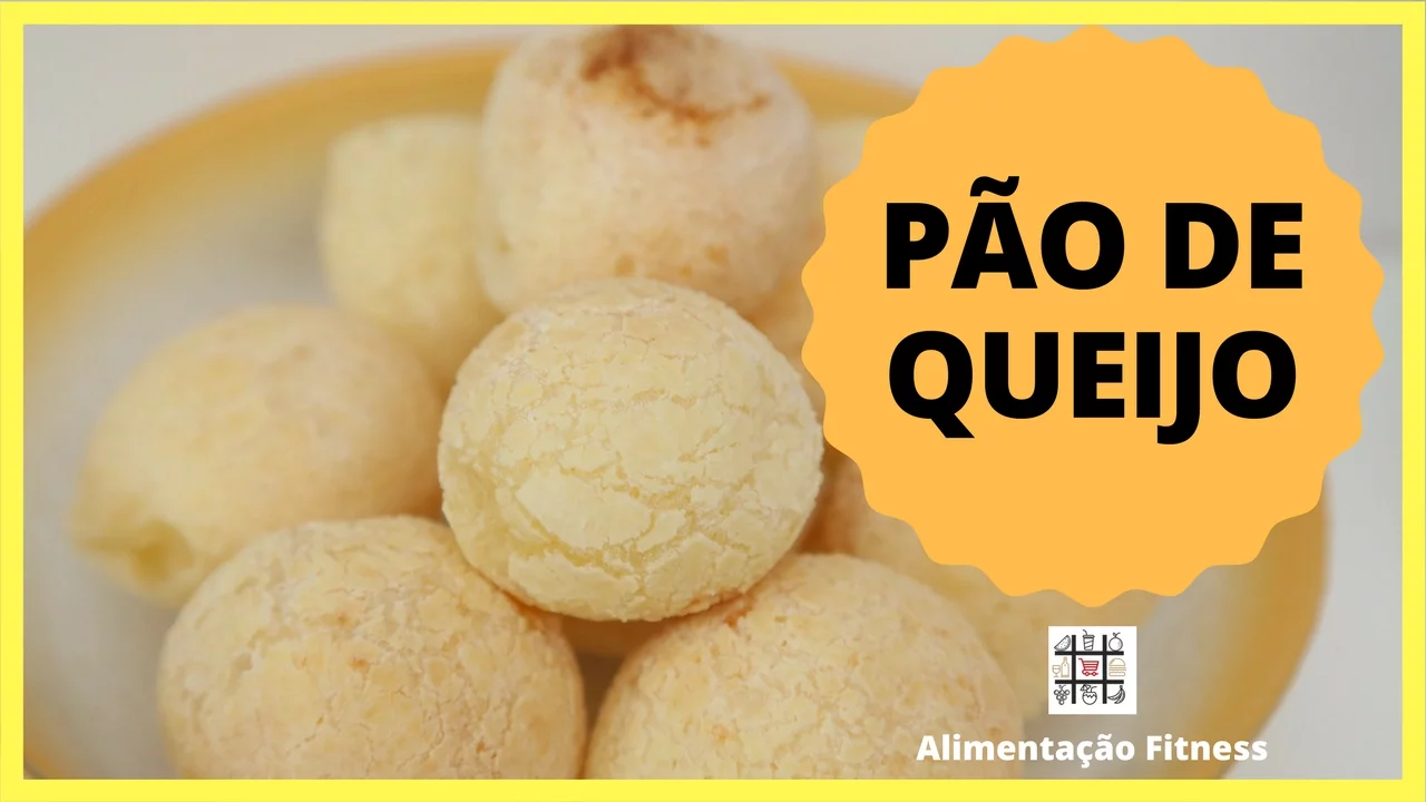 PAO DE QUEIJO FIT FÁCIL DE FAZER RECEITA FIT ALIMENTAÇÃO FITNESS
