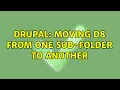 Drupal moving D8 from one sub-folder to another