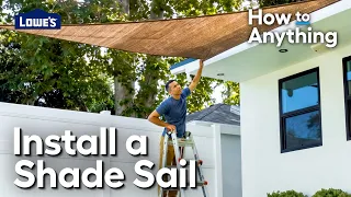 How to Install a Shade Sail How To Anything