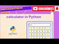 Python program to make simple calculator in Urdu
