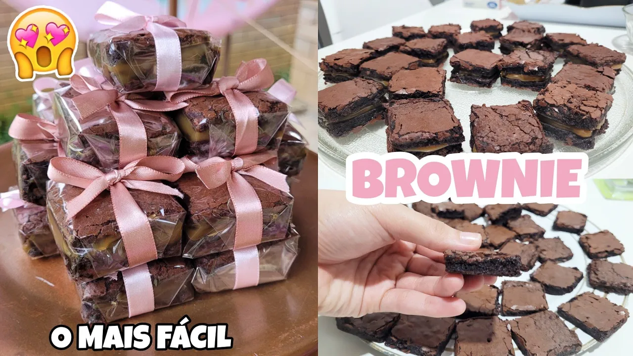 A MELHOR RECEITA DE BROWNIE - SÓ 5 INGREDIENTES- NÃO VAI MANTEIGA 😱