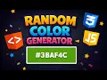 random color generator html css JavaScript project