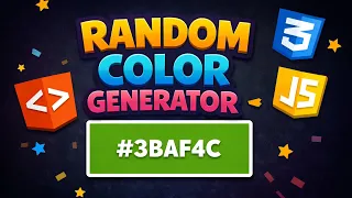random color generator html css JavaScript project