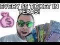 I bought every 5 scratch off ticket in Texas Texas Lottery