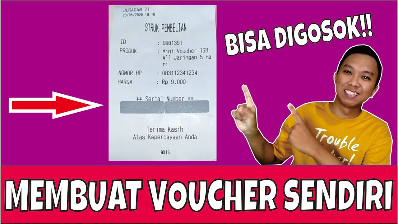 UNBOXING VOUCHER FISIK KUOTA AXIS , IM3 , TELKOMSEL, XL