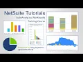 NetSuite SuiteAnalytics Workbooks Training Course Tutorial