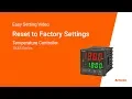 Autonics Tutorial Reset to Factory Settings TK Series
