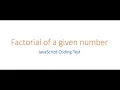Factorial of a given number using javascript Es6