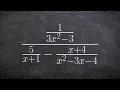Simplifying complex fractions