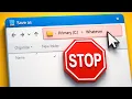 Stop pasting Windows Explorer paths