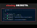 You are probably cloning objects wrong