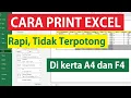 Download Lagu cara print Excel kertas a4 agar tidak terpotong
