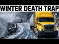 20 Winter Roads That Become DEATH TRAPS for 18-Wheelers