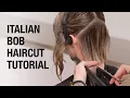 How to Cut an Italian Bob Voluminous Textured Short Hair Cut Trend Tutorial Kenra Professional