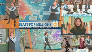 Ginger Zee - to her a lite comfy dress to us a HOT go go dress