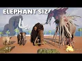 Monsters Elephant Size Comparison 3D ZUNESHA VS BEHEMOTH