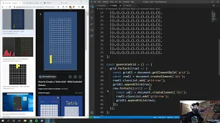 Attempting To Code Tetris In Plain Vanilla JavaScript LIVE - Part 1