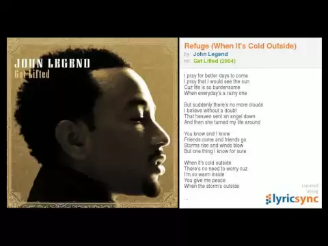 Download MP3 John Legend - Refuge (When It's Cold Outside)