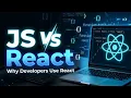 JavaScript vs React Explained Simply Why React is Used