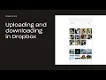 How to upload and download in Dropbox Dropbox Tutorials Dropbox