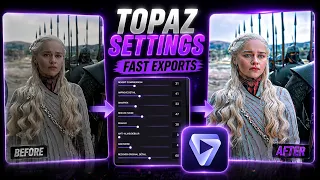 Best Topaz AI Settings For Fast Exports on Low End PC/Laptop 🔥 4k Quality Tutorial