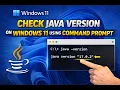 How to Check Java Version on Windows 11 using Command Prompt GearUpWindows Tutorial