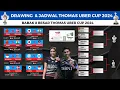 Hasil Drawing \u0026 Jadwal 8 besar Thomas Uber Cup 2024 ~ Thomas Indonesia vs Korea