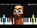 Tung Tung Tung Sahur Meme | EASY Piano Tutorial