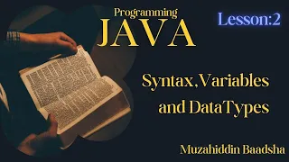 Lesson 2 Variables and DataTypes