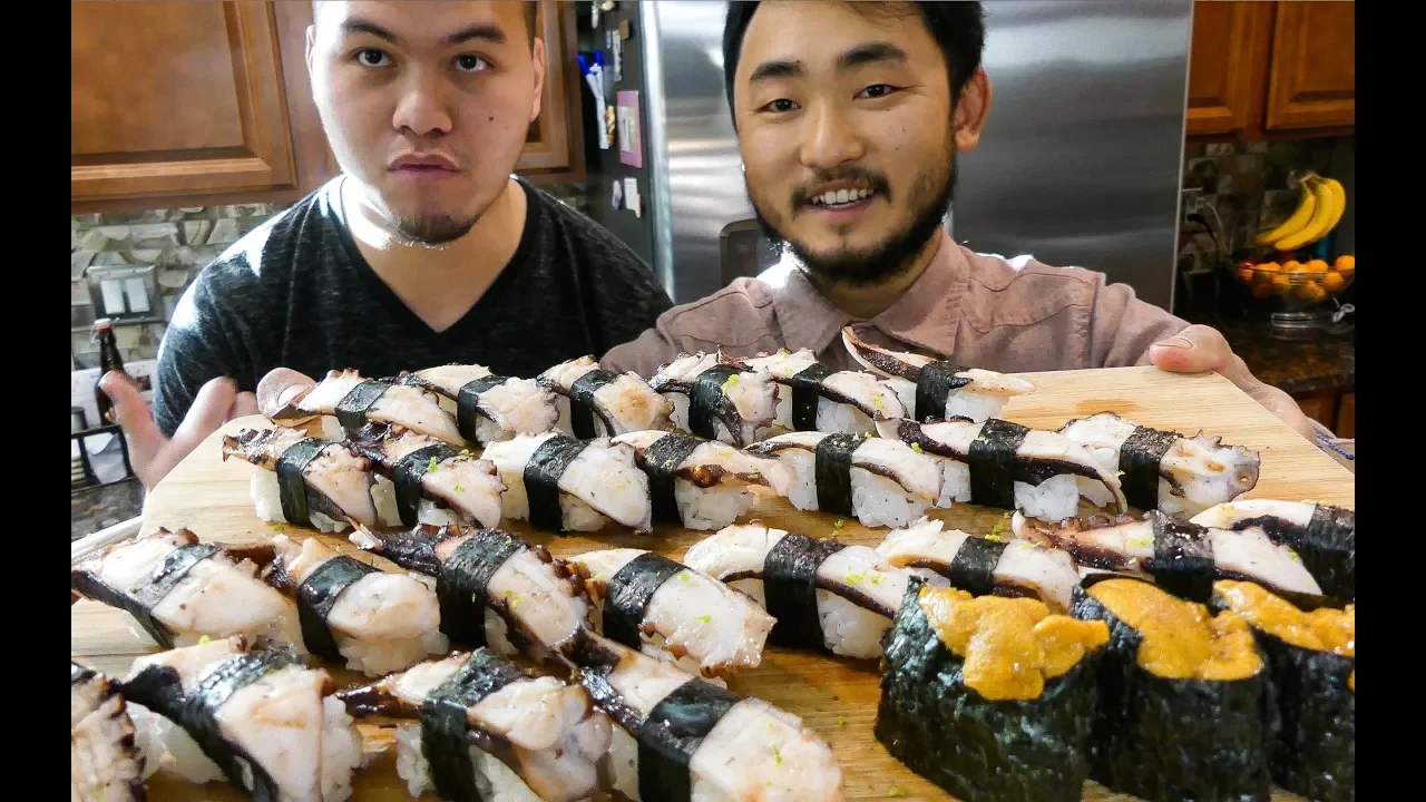 Catch and Sushi Series Ep.5: Octopus and Red Urchin