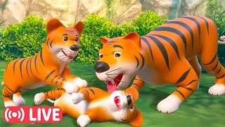 🦁 Die besten Lieder für Kinder und Babys 🐘🎶 Die Tiere der Savanne | HeyKids Kinderlieder TV
