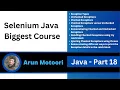 Java - Part 18 Selenium Java Biggest Course