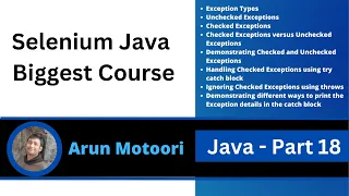 Java - Part 18 Selenium Java Biggest Course