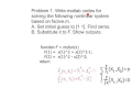 Apply fsolve to a nonlinear system