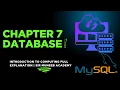 Chapter 7 Database Full Explanation Sir Muneeb academy ITC