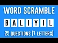 Scrambled Word Games - Guess the Word Game 7 Letter Words Word Scramble Game