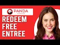 How To Redeem Panda Express Free Entre How To Get Panda Express Free Entre