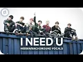 Download Lagu BTS (방탄소년단) ~ I Need U ~ Hidden Vocals Visualization