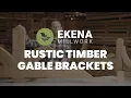 Discover the Charm of Rustic Timber Gable Brackets Your Ultimate Overview and Guide
