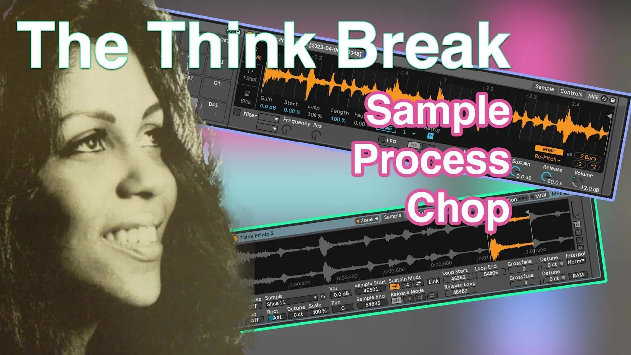 The Think Break | Sample, Process & Chop to Sampler & Drum Rack in Ableton | Perfect for Jungle