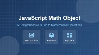 JavaScript Math Object Master Math Functions Constants for Beginners