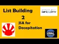 Infinity N4 List Planning 2 - JSA for Decapitation